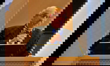 ח"כ רובי ריבלין בכנס דה-לגיטימציה, מרץ 2014 
צילום: נתנאל תבל