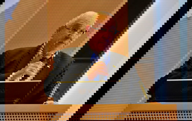 ח"כ רובי ריבלין בכנס דה-לגיטימציה, מרץ 2014 
צילום: נתנאל תבל