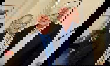 ח"כ רובי ריבלין ופרופ' ברטולד פרידלנדר, נשיא המכללה בכנס דה-לגיטימציה, מרץ 2014 
צילום: נתנאל תבל