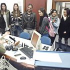 סטודנטים ביקרו במרכז החדשות של קול ישראל