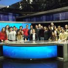 סיור באולפני החדשות של ערוץ 1