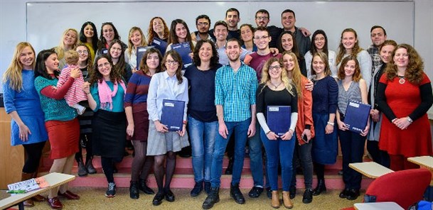 בוגרי המחזור ה-15 של התוכנית קדם אקדמיאית לעולים