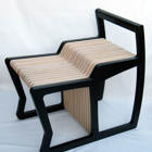 כסא שעיצב סטודנט מהחוג לעיצוב תעשייתי מכליל הוצג בתערוכה בגרמניה