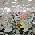 סטודנטים בקורס מיקרוביולוגיה הגיעו למעבדות המכללה