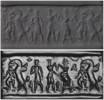 Reflectance Transformation Imaging of Cylinder Seal 
 Photo: Michael Magen / Moshe Caine, Courtesy of The Israel Museum, Jerusalem