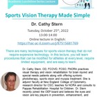 Guest Lecture with Dr. Cathy Stern